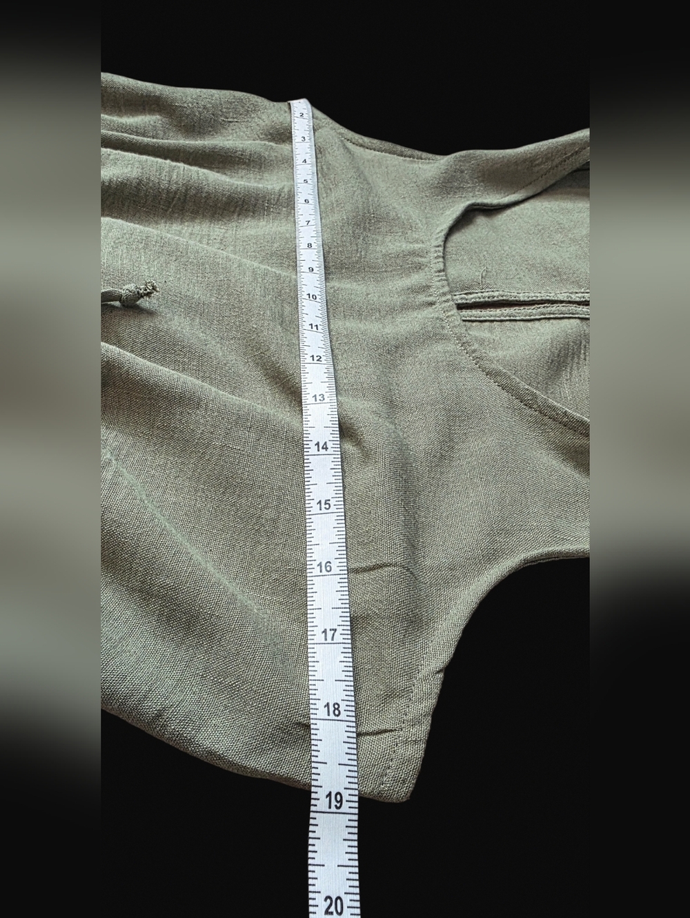 As U Wish Juniors' Olive Green Drawstring Waist Cargo Jumpsuit - Size Large - Picture 15 of 16